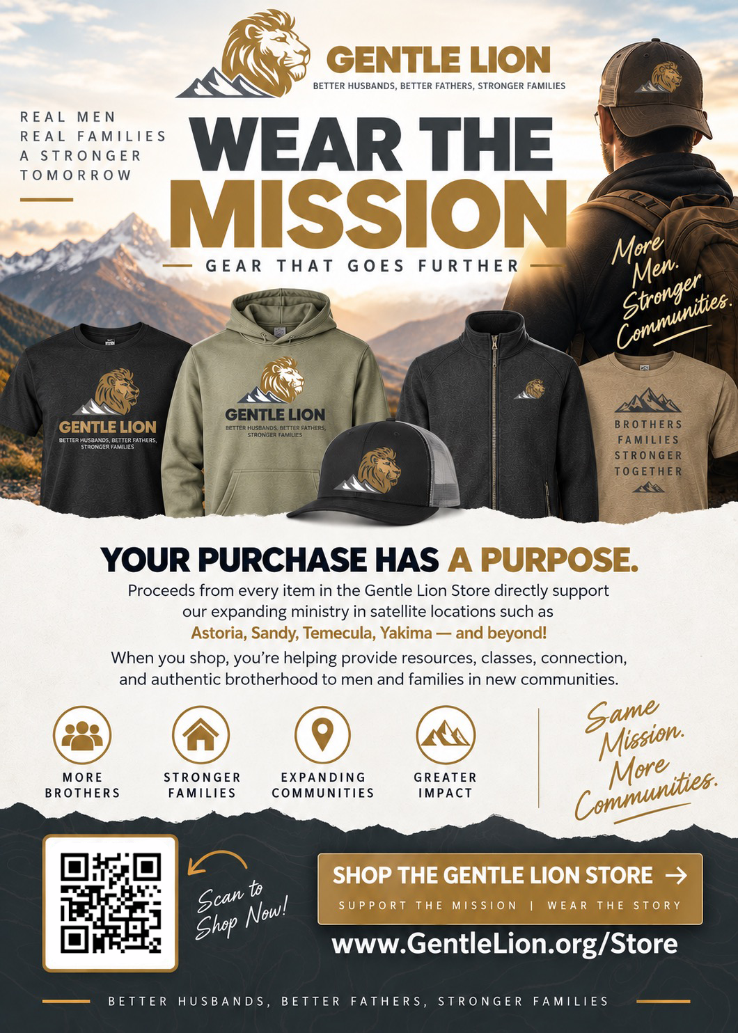 Gentle Lion Wear the Mission Store Flyer